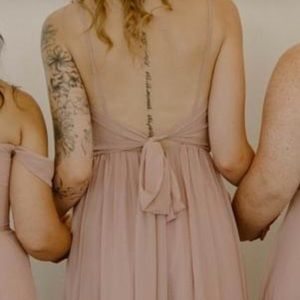 Azazie Dusty Rose dress